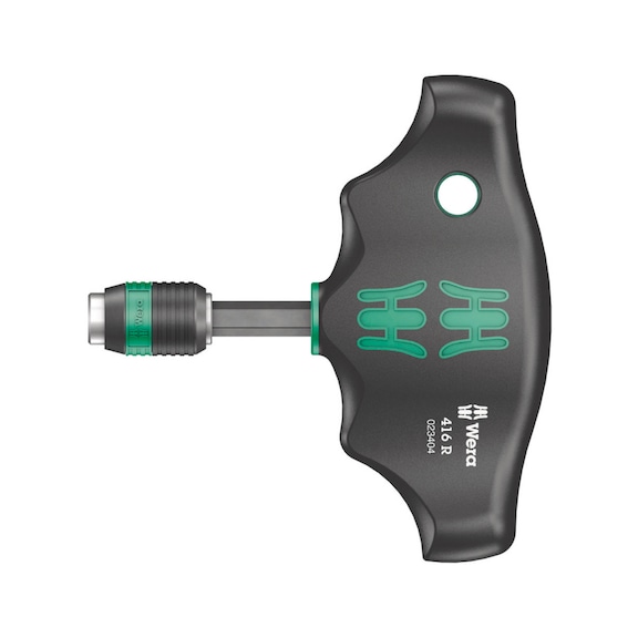 WERA Cross-handle bit holder 416 R 1/4 in x45 mm 05023404001 - Reversible screwdriver set