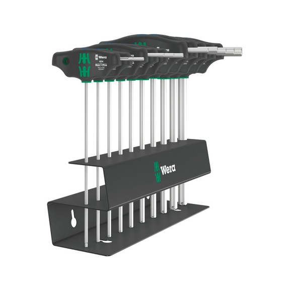 WERA Screwdriver set cross-handle 454/10 HF Set Imperial 2 05023454001 - Screwdriver set