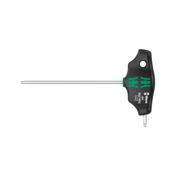 WERA Cross-handle hexagon screwdriver 454 2.5x100 mm 05023332001 - Hexagon socket screwdriver