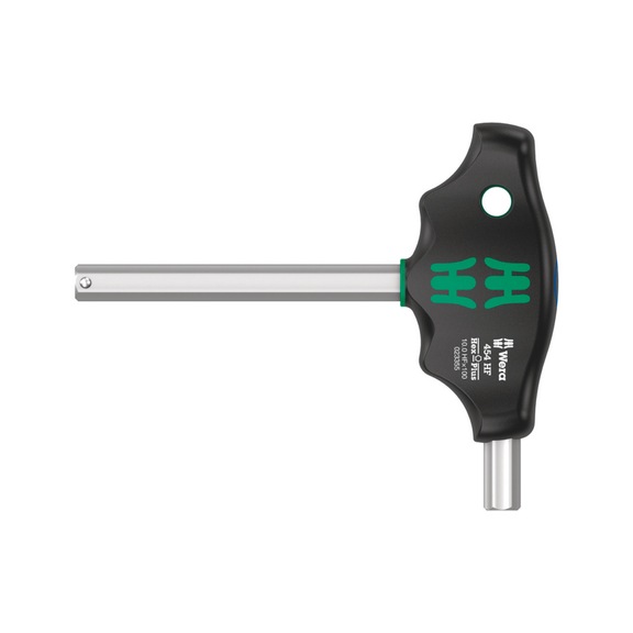 WERA Cross-handle hexagon screwdriver 454 HF 10x100 mm 05023354001 - Hexagon socket screwdriver