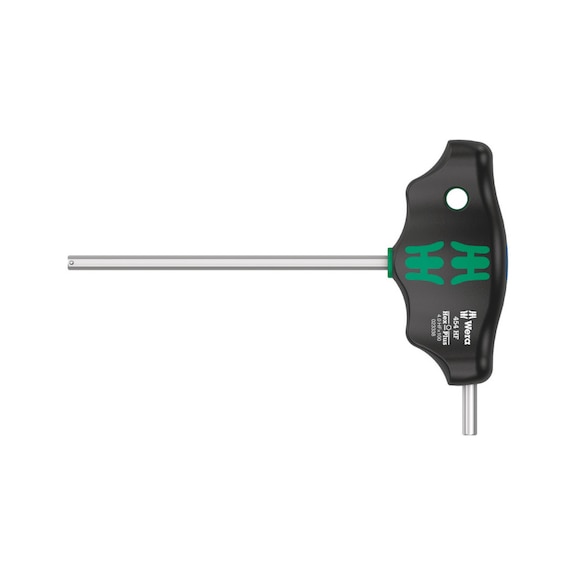 WERA Cross-handle hexagon screwdriver 454 HF 4x100 mm 05023338001 - Hexagon socket screwdriver