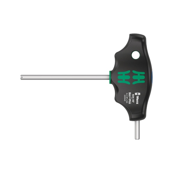 WERA Cross-handle hexagon screwdriver 454 HF 5x100 mm 05023342001 - Hexagon socket screwdriver