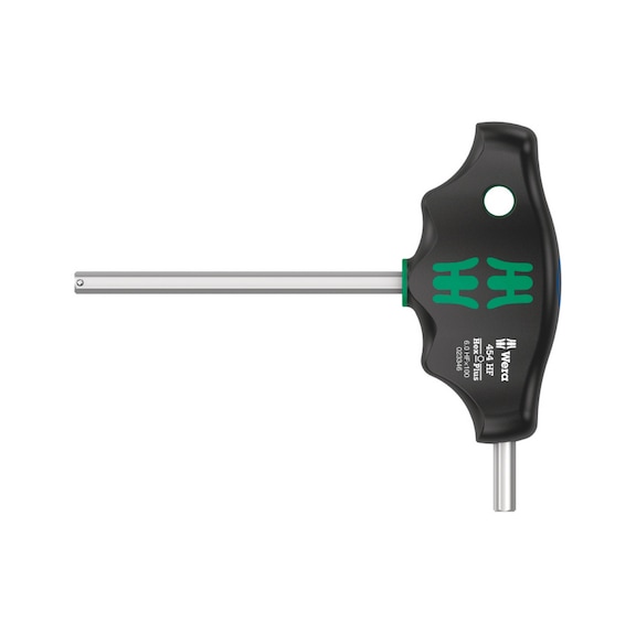 WERA Cross-handle hexagon screwdriver 454 HF 6x100 mm 05023346001 - Hexagon socket screwdriver