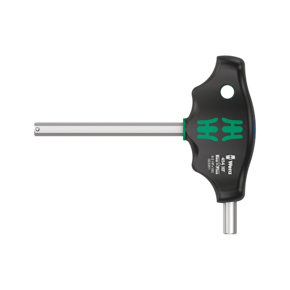 WERA Cross-handle hexagon screwdriver 454 HF 8x100 mm 05023351001 - Hexagon socket screwdriver