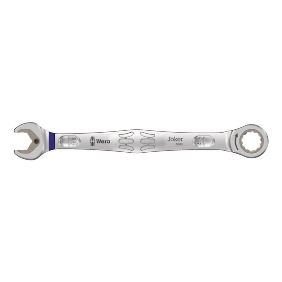 WERA Combination ratchet wrench 6000 Joker Imperial 7/16 in x165 mm 05073282001 - Combination wrench