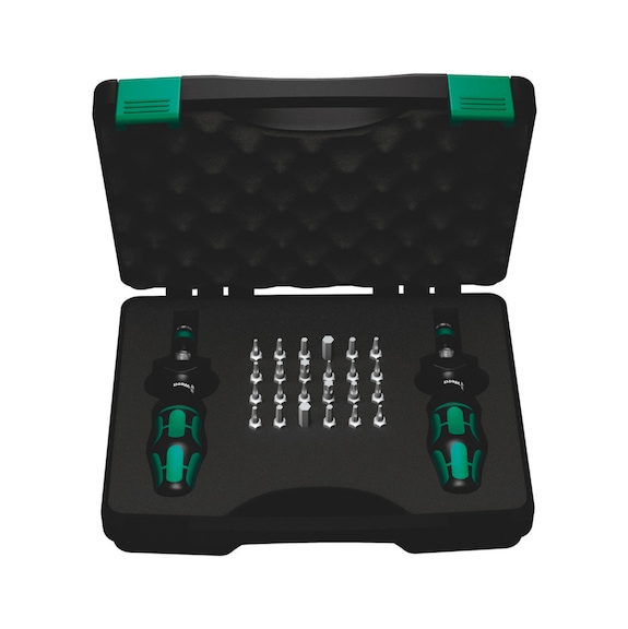 WERA torque screwdriver set 7440/41 26-piece 05074738001 - Torque screwdriver set