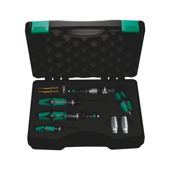 WERA Torque screwdriver set 7443/61/9 9-piece 05074745001 - Torque screwdriver set