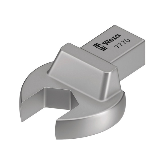 WERA Einsteck-Maulschlüssel 7770 9x12x18x41 mm 05078611001 - Vierkant Einsteck-Maulschlüssel 9x12 mm 7770