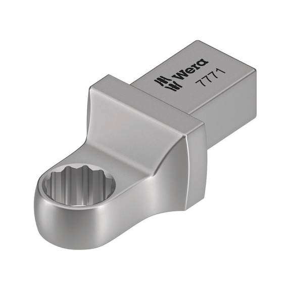 WERA Einsteck-Ringschlüssel 7771 9x12x10x41 mm 05078623001 - Vierkant Einsteck-Ringschlüssel 9x12 mm 7771
