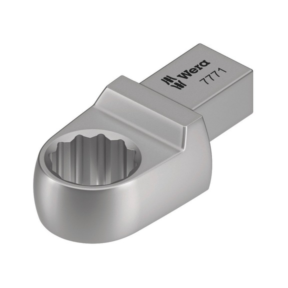 WERA Einsteck-Ringschlüssel 7771 9x12x13x44 mm 05078626001 - Vierkant Einsteck-Ringschlüssel 9x12 mm 7771