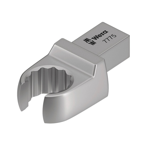 WERA Einsteck-Ringschlüssel offen 7775 9x12x17x44 mm 05078655001 - Vierkant Einsteck-Ringschlüssel offen 9x12 mm 7775