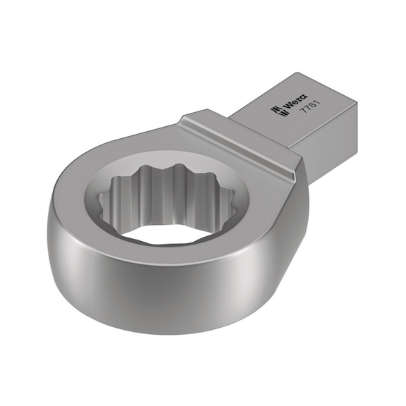 WERA Einsteck-Ringschlüssel 7781 14x18x41x81 mm 05078705001 - Vierkant Einsteck-Ringschlüssel 14x18 mm 7781