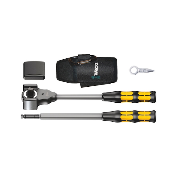 WERA All Inclusive Set with 1/2 in drive 8002 C Colossus 5-piece 05133862001 - Freewheel ratchet
