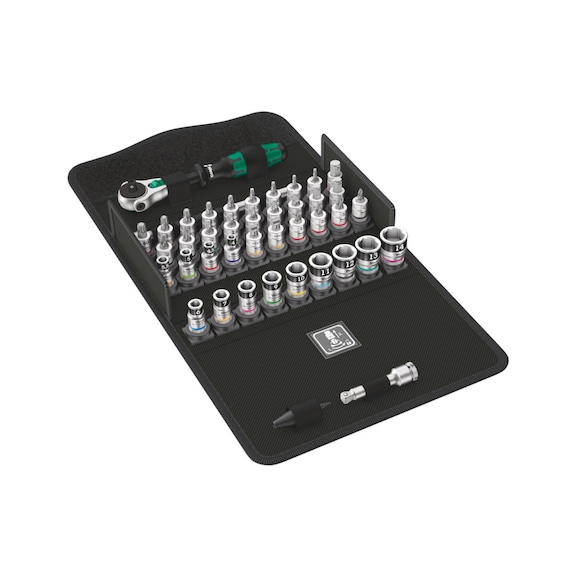 WERA Zyklop Speed ratchet set 8100 SA All-In 1/4 in drive metric 05003755001 - Socket wrench (set)