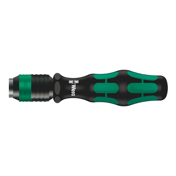 WERA Bits Hand Holder 813 R with quick-change chuck 1/4 in x90 mm 05051272001 - Reversible screwdriver set