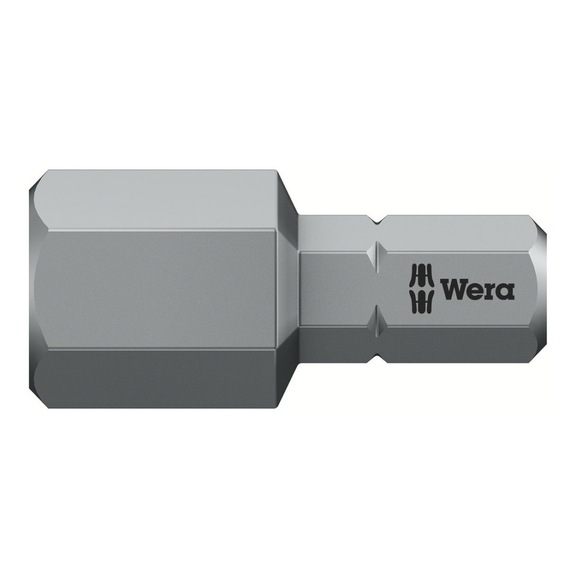 WERA Hexagon socket bit 840/1 Z Hex-Plus 10.0x25 mm 05056340001 - Bit For hexagonal socket head screws 840/1 Z