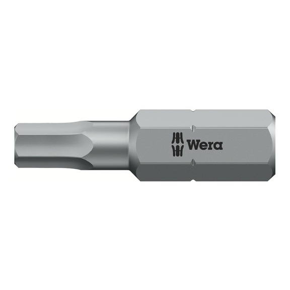 WERA Hexagon socket bit 840/1 Z Hex-Plus 1/8in x25 mm 05135073001 - Bit For hexagonal socket head screws 840/1 Z