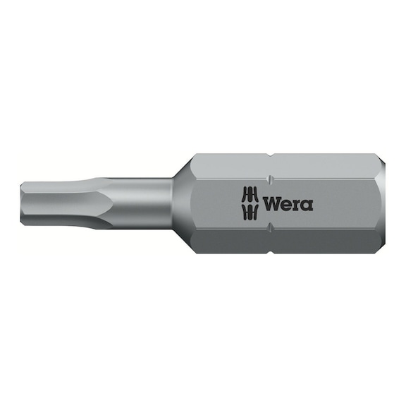 WERA Hexagon socket bit 840/1 Z Hex-Plus 3.0x25 mm 05056315001 - Bit For hexagonal socket head screws 840/1 Z