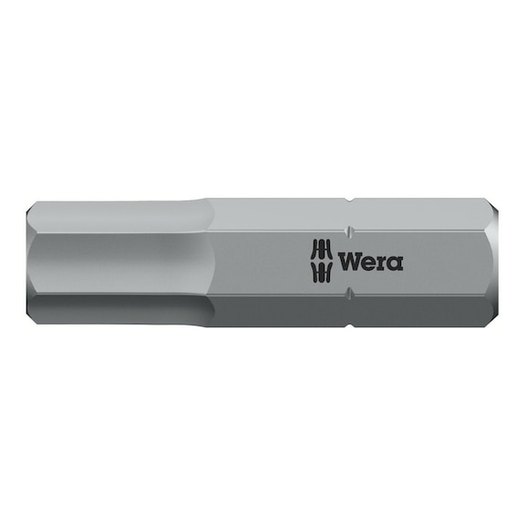 WERA Innensechskant Bit 840/1 Z Hex-Plus 3/16in x25 mm 05135075001 - Bits für Innensechskantschrauben 840/1 Z