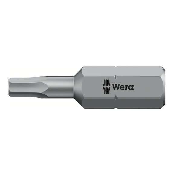 WERA Hexagon socket bit 840/1 Z Hex-Plus 3/32in x25 mm 05135072001 - Bit For hexagonal socket head screws 840/1 Z