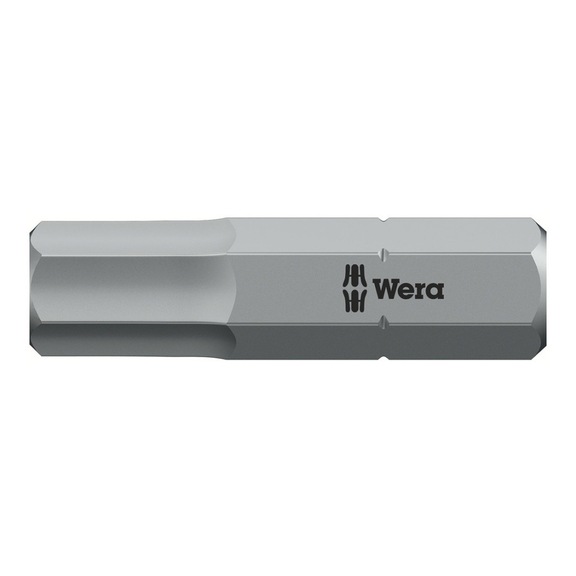 WERA Hexagon socket bit 840/1 Z Hex-Plus 6.0x25 mm 05056330001 - Bit For hexagonal socket head screws 840/1 Z