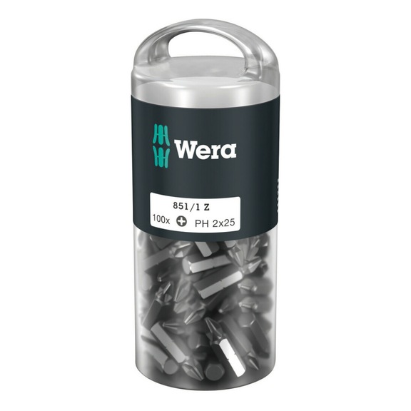 WERA PH bits 851/1 Z DIY 100 PH 2x25 mm 05072441001 - Bit set