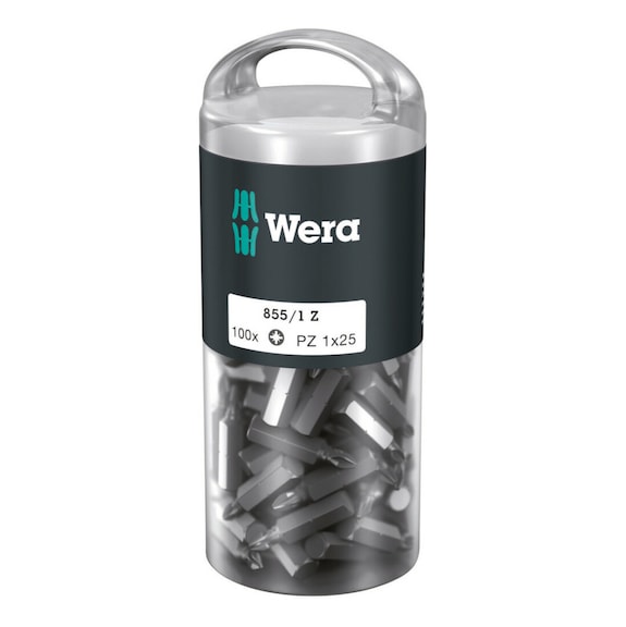 WERA PZ bits 855/1 Z DIY 100 PZ 1x25 mm 05072443001 - Bit set