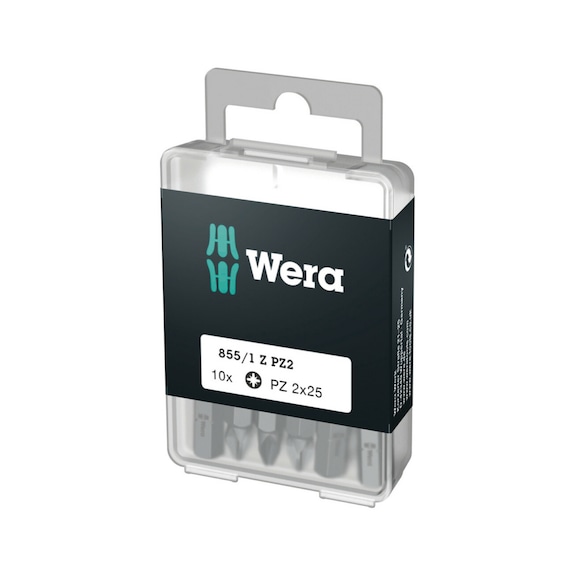 WERA PZ bits 855/1 Z DIY PZ 2x25 mm 05072404001 - Bit set