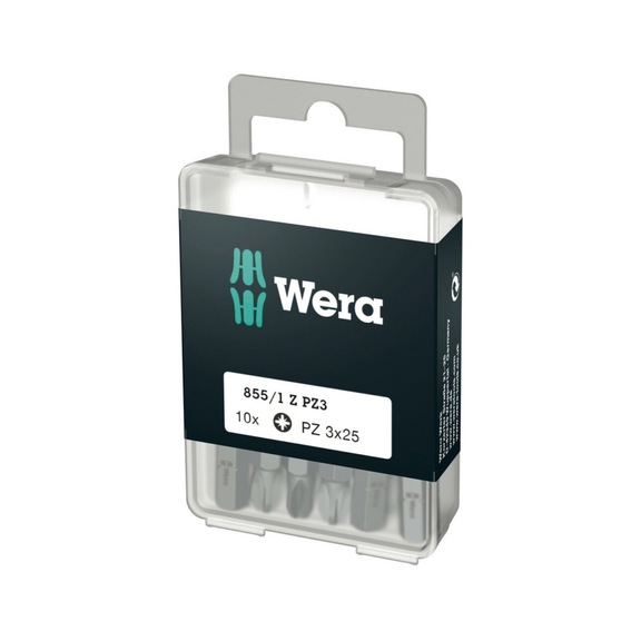 WERA PZ bits 855/1 Z DIY PZ 3x25 mm 05072405001 - Bit set