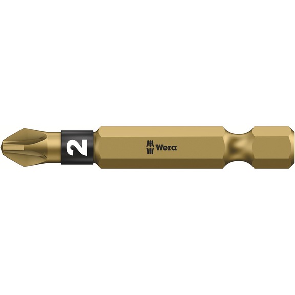WERA PZ-Bits BiTorsion 855/4 BTH PZ 2x50 mm 05059912001 - Bit for Pozidriv Screws 855/4 BTH