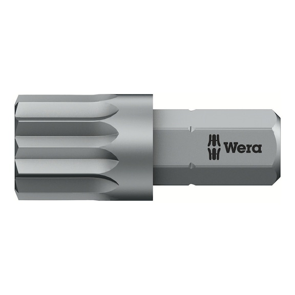 WERA Multi-tooth bit 860/1 XZN M 10x25 mm 05066170001 - WERA Bits für multi-point screws 860/1 XZN