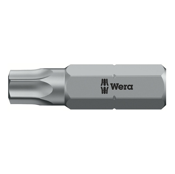 WERA Bit 867/1 Z TX BO with TX 30x25 mm hole 05066525001 - Bits with bore hole for TX screws 867/1 Z BO