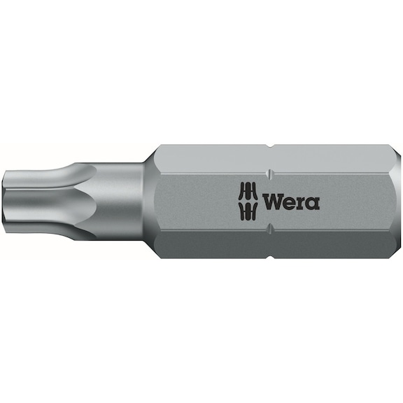 WERA Bit 867/1 Z TX BO mit Bohrung TX 7x25 mm 05066497001 - Bits mit Bohrung für TX Schrauben 867/1 Z BO