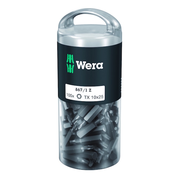 WERA Bit 867/1 TX DIY 100 TX 10x25 mm 05072446001 - Bit set