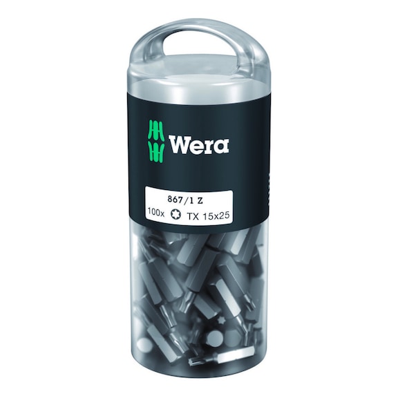 WERA Bit 867/1 TX DIY 100 TX 15x25 mm 05072447001 - Bit set