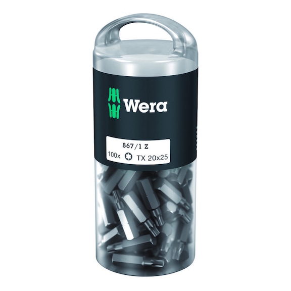 WERA Bit 867/1 TX DIY 100 TX 20x25 mm 05072448001 - Bit set