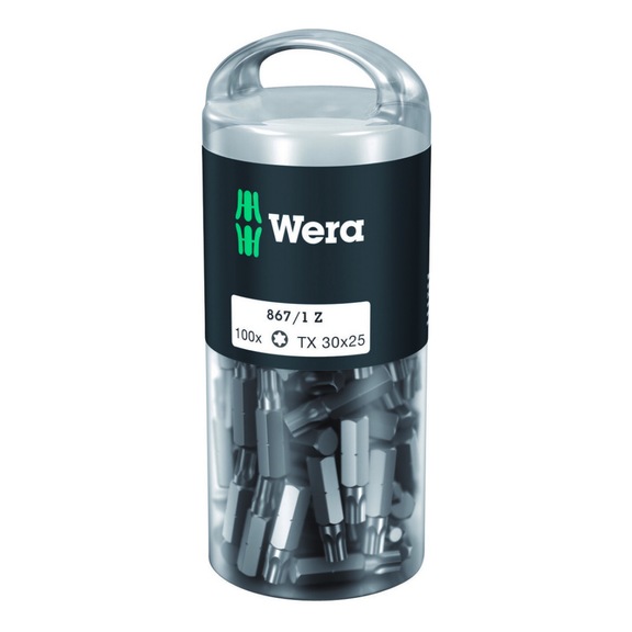 WERA Bit 867/1 TX DIY 100 TX 30x25 mm 05072451001 - Bit set
