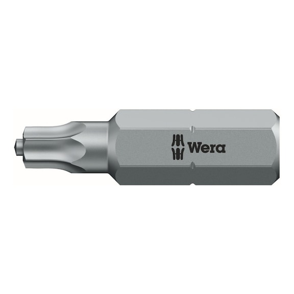 WERA Bit 867/1 ZA TX mit Zapfen TX 25x25 mm 05066083001 - Bits mit Zapfen für TX Schrauben 867/1 ZA