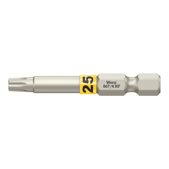 WERA Bit with holding function 867/4 TX HF TX 25x50 mm 05060509001 - Bits for TX Screws 867/4 TX HF