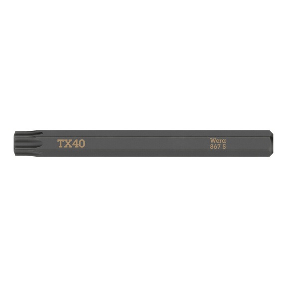 WERA Bit for impact wrench 867 S TX 40x70 mm 05018170001 - Bit For hexagonal socket head screws 840/4 Z