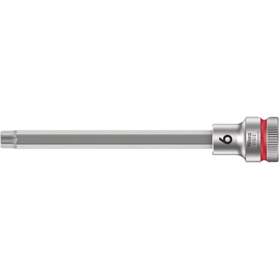 WERA Zyklop bit socket with 3/8 in drive 8740 B 6x107 mm 05003052001 - Socket wrench