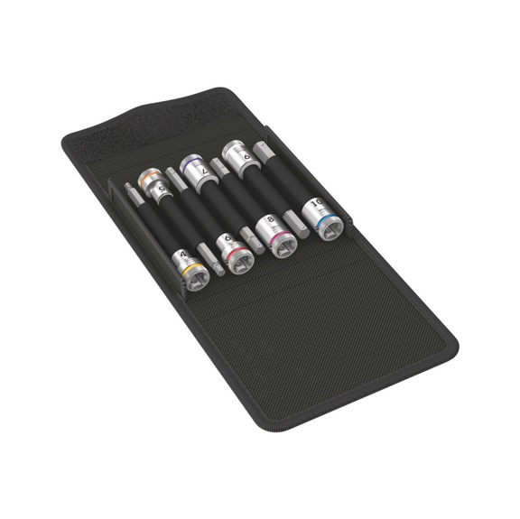WERA Zyklop bit socket set 3/8 in drive 8740 B HF 1 05003180001 - Socket wrench (set)