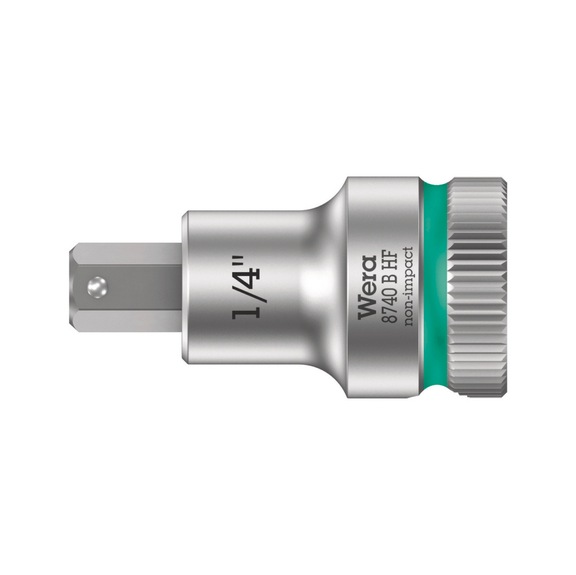 WERA Zyklop bit socket 8740 B HF 1/4 in x35 mm 05003089001 -  Socket 3/8" 8740 B HF