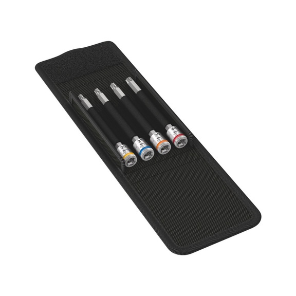 WERA Bitnuss-Satz TX 1/4 in 8767 A HF 1 4‑teilig 05003375001 - Steckschlüssel (Satz)
