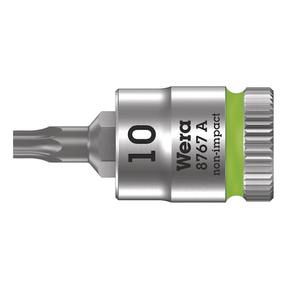 WERA Zyklop bit socket with 1/4 in drive 8767 A TX 10x28 mm 05003390001 - Screwdriver bit 8767 A TX