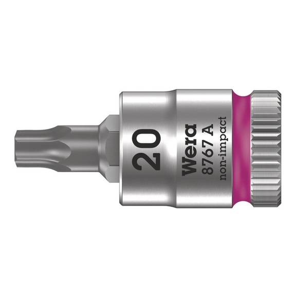 WERA Zyklop bit socket with 1/4 in drive 8767 A TX 20x28 mm 05003391001 - Screwdriver bit 8767 A TX