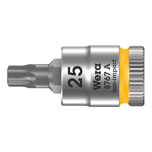 WERA Zyklop bit socket with 1/4 in drive 8767 A TX 25x28 mm 05003392001 - Screwdriver bit 8767 A TX