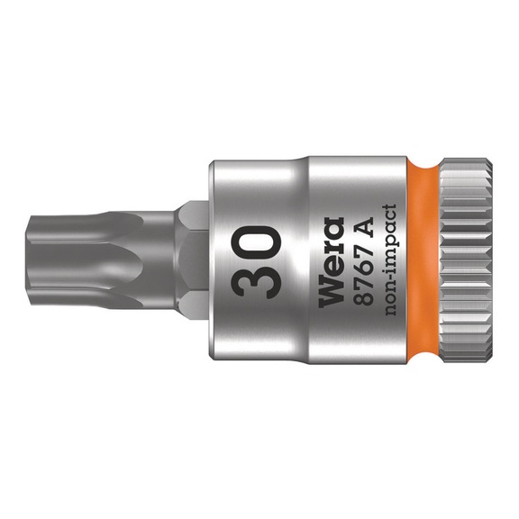 WERA Zyklop bit socket with 1/4 in drive 8767 A TX 30x28 mm 05003393001 - Screwdriver bit 8767 A TX
