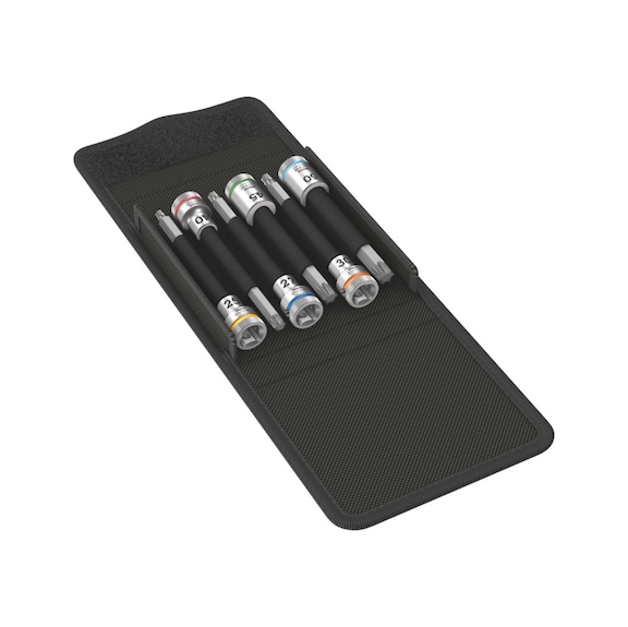 WERA Zyklop bit socket set 3/8 in drive 8767 B HF 1 05003185001 - Socket wrench (set)