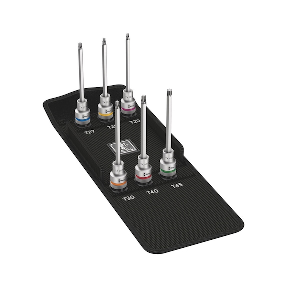 WERA Zyklop bit socket set TX 8767 C HF 2 6-piece 05004211001 - Socket wrench (set)